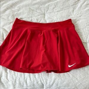 Nike Coral Red Tennis Skirt